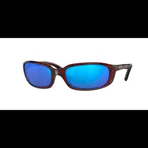 Costa Del Mar Brine Sunglasses Tortoise Frame/Blue Mirror Glass 580G